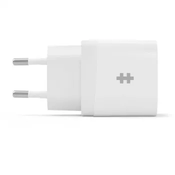 HYPER HJ205EU 20W USB-C greitasis įkroviklis išmaniesiems telefonams ir planšetėms, baltas