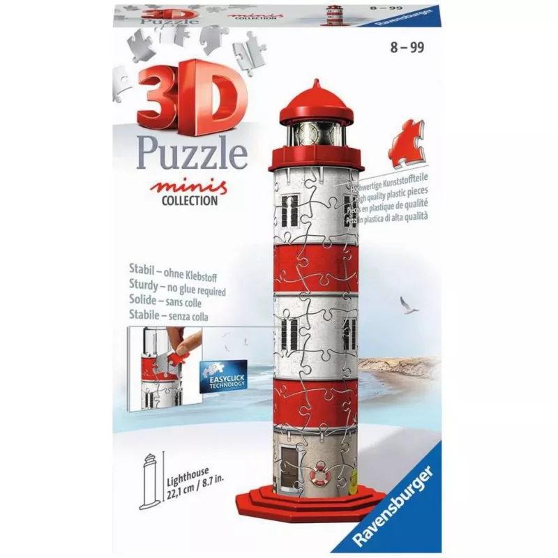 Puzzle 54 elementų 3D Mini Švyturys