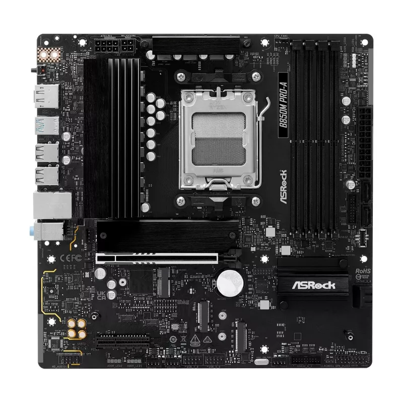 ASRock B850M Pro-A AM5 Micro-ATX pagrindinė plokštė