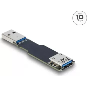 Keitiklis DELOCK 67419 USB Type-A į Type-A, juodas