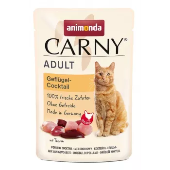 Šlapias kačių ėdalas Animonda Carny Poultry Cocktail 85 g – be grūdų, vištiena, suaugusioms katėms