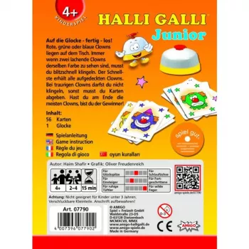 Halli Galli Junior, Kortų žaidimas