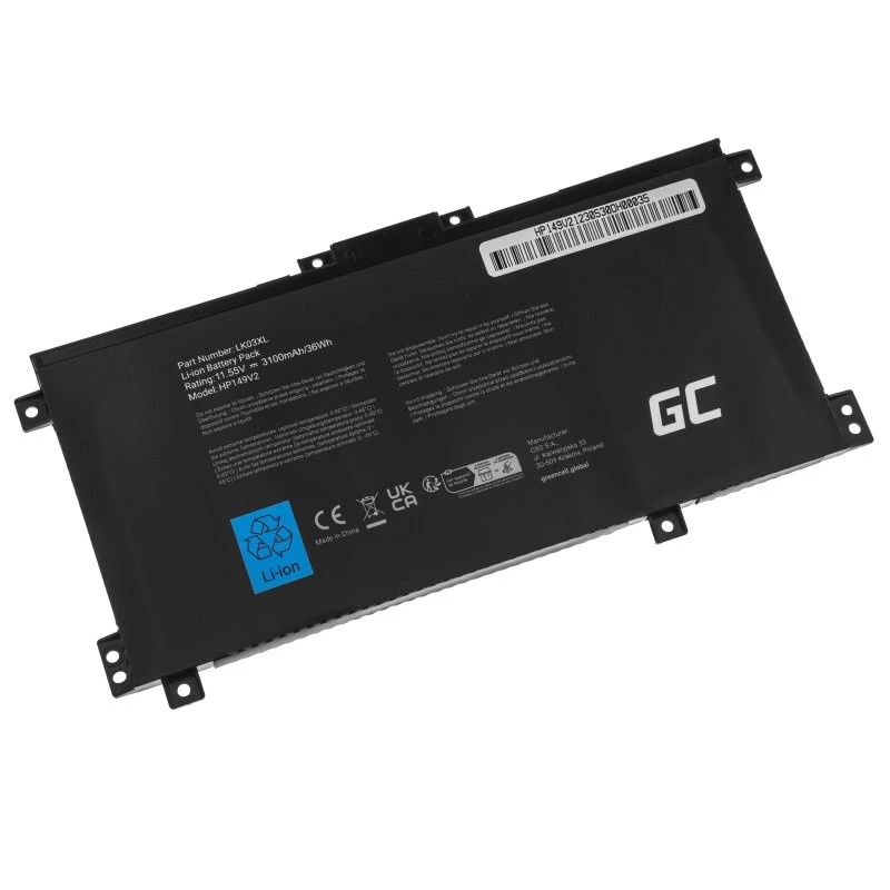 Baterija Green Cell HP149V2, skirta HP Envy x360 15-BP 17-AE