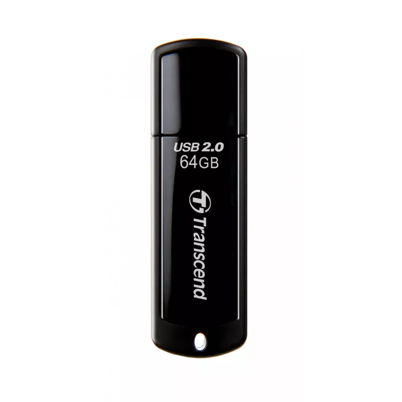 USB atmintukas Transcend JetFlash 350 64 GB, USB 2.0, juodas