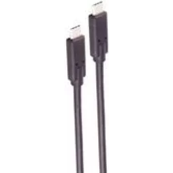 shiverpeaks ®-BASIC-S--USB-C jungiamasis kabelis, USB-C kištukas į USB-C kištuką, 4.0 Gen 3x2, 240W, 0,5m (BS13-63015)