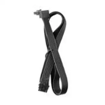 CableMod Basics Universal 12V 2x6 kabelis, 90° jungtis, 16 kontaktų į 16 kontaktų - juodas, 60 cm, var. A
