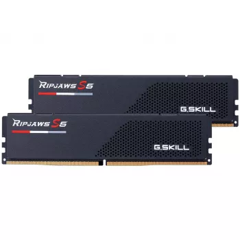 G.Skill Ripjaws S5 96 GB (2x 48 GB) DDR5-6000 MHz juodos spalvos atminties rinkinys, F5-6000J3036F48GX2-RS5K, INTEL XMP