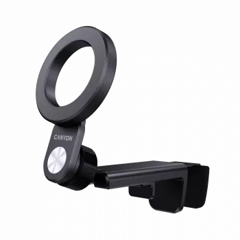 CANYON OnGrip 11 magnetinis kelioninis laikiklis – juodas, kompaktiškas telefono laikiklis