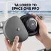 Dėklas ausinėms Anker Soundcore Space One Pro su magnetiniais metaliniais mygtukais, pilkas