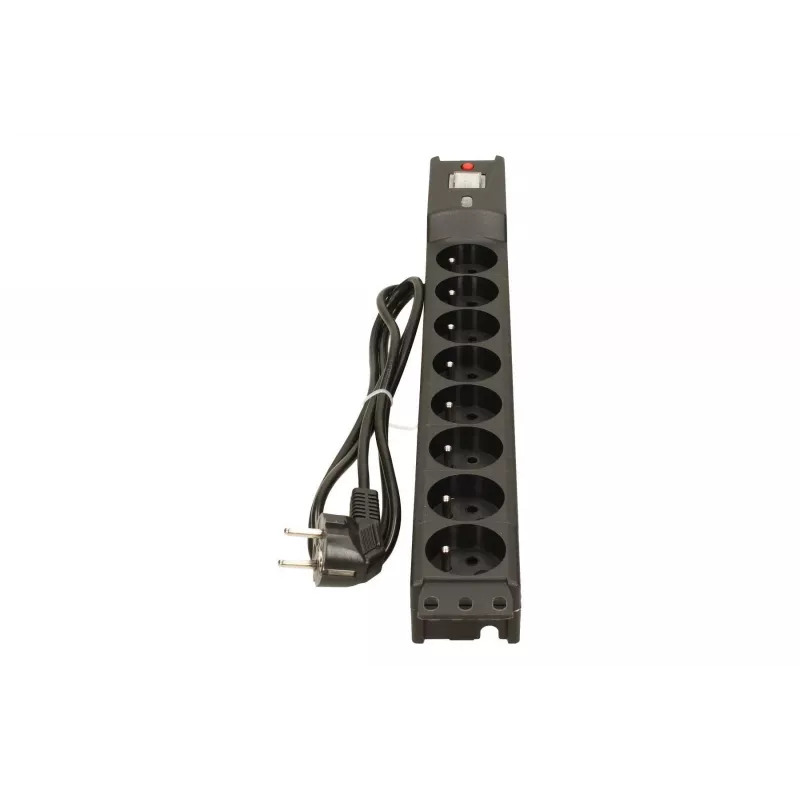 LESTAR LXARM 810 G-A K.:CZ 1,5M 19PDU juodas 8 lizdai 230 V 1,5 m