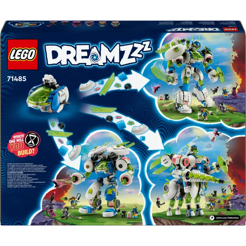 Konstrukcinis žaislas LEGO Mateo ir Z-Blob riterio mechas 71485 – minifigūrėlė ir pastatomas mecho rinkinys