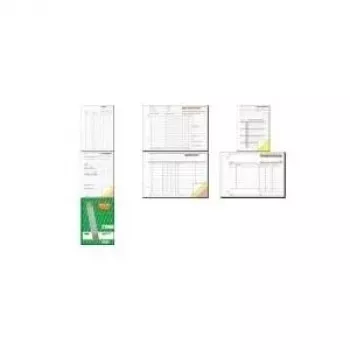 Užrašų knyga / ataskaitų sąsiuvinis Sigel SD030 A4, 2×40 lapų, susiūtas