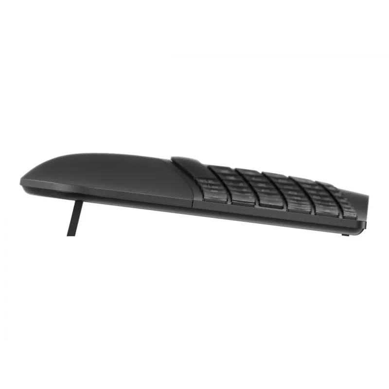 HP 960 ergonomiška belaidė klaviatūra, pilno dydžio (100 %), RF belaidė + Bluetooth, membraninė, juoda