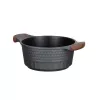 Puodas Resto Kitchenware Capella 2,6 L apvalus juodas medis