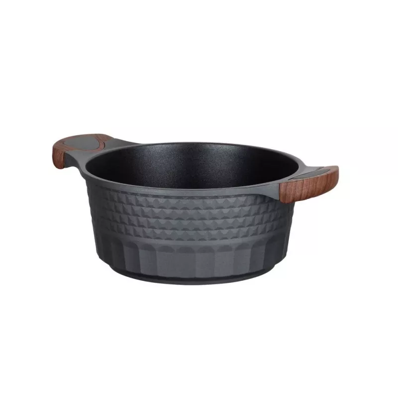 Puodas Resto Kitchenware Capella 2,6 L apvalus juodas medis