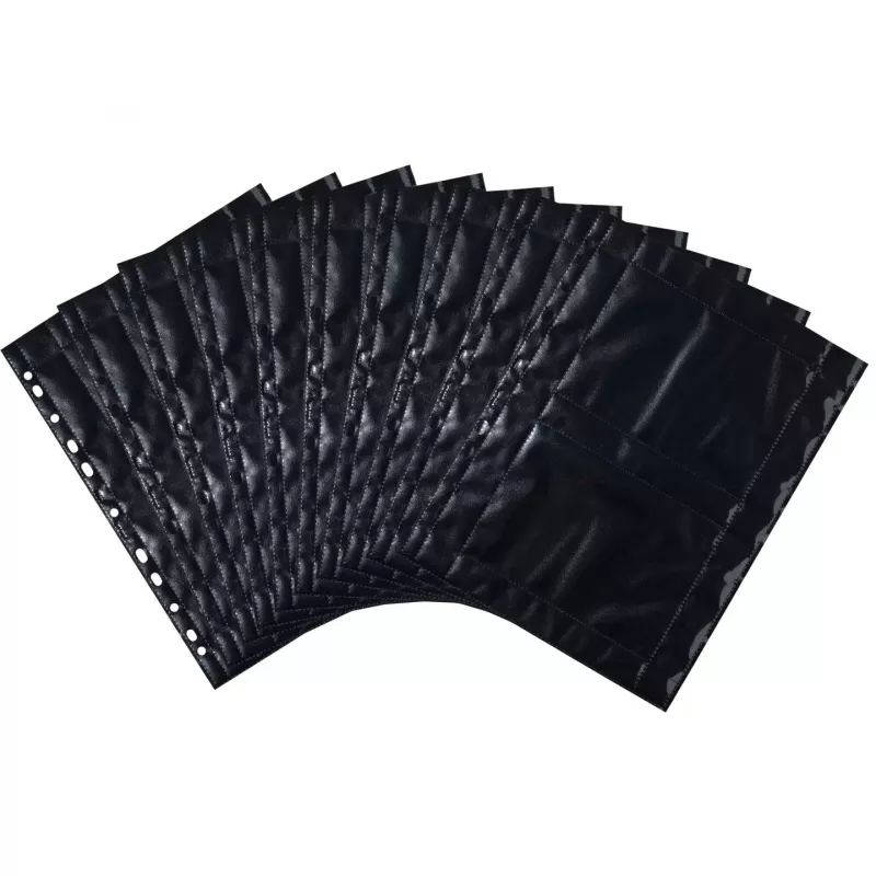 Foto kišenės HERMA Fotophan 10x15 cm gulsčios juodos 10 vnt.