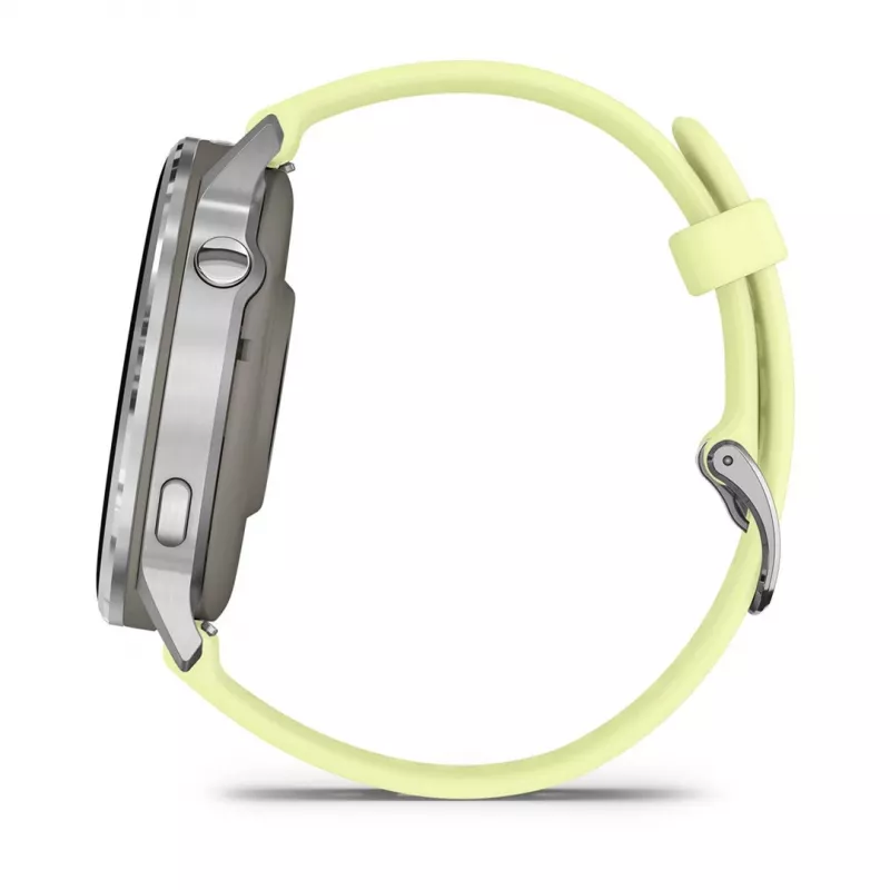 Garmin Venu 010-03014-02 išmanusis laikrodis / sportinis laikrodis 3,56 cm (1,4 inch) AMOLED 45 mm Skaitmeninis 454 x 454 pikseliai Liečiamas ekranas Sidabrinis Wi-Fi GPS (palydovas)