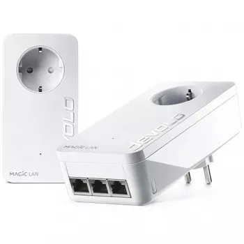 devolo Magic 2 LAN triple Powerline Starter Kit – 2.400 Mbit/s, 3x Gigabit LAN (vienam įrenginiui)