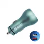Automobilinis USB įkroviklis 2.0 + 3.0: 12V-24V, 30W, QC3.0