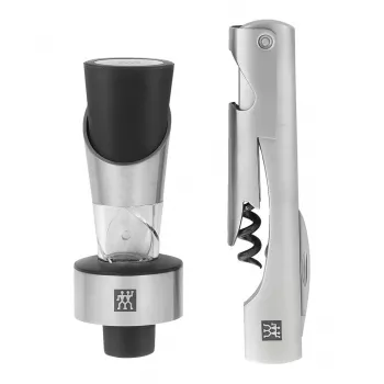 ZWILLING Sommelier vyno įrankių rinkinys – stačiakampis dėklas 100×190×42 mm, 2 vnt.