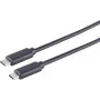 USB C laidas ShiverPeaks S/CONN 13-48005 USB 3.2 Gen 2x2 0,25 m juodas