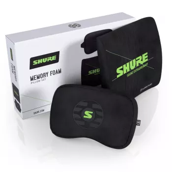 Atminties putų pagalvėlių rinkinys noblechairs Shure Edition GAGC-343 – juosmens ir galvos atramos pagalvėlės