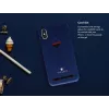 VixFox užpakalinis dėklas su kortelių kišene iPhone 7/8 Plus – tamsiai mėlynas