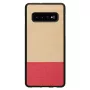 Dėklas Samsung Galaxy S10 Plus iš medžio ir polikarbonato „Miss Match Black“ – man and wood