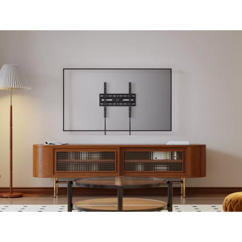 Gembird WM-75F-02 TV sieninis laikiklis (fiksuotas), 32”-75”, juodas