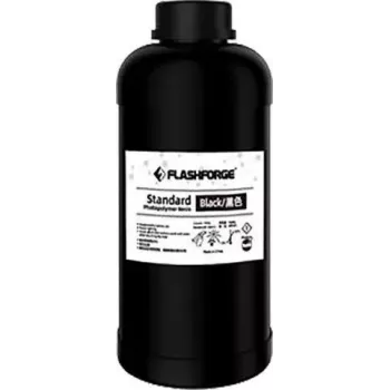 3D spausdinimo derva Flashforge UV/LCD Standard Black 1 L, 405 nm kietėjimo bangos ilgis