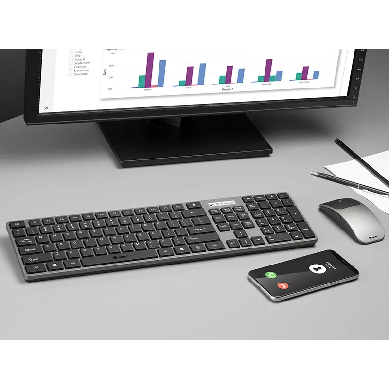 Tracer SET TRAKLA46773 belaidė klaviatūra ir pelė RF Nano Wireless