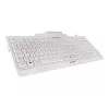 Klaviatūra CHERRY KC 1000 SC, laidi, su išmaniosios kortelės skaitytuvu, šviesiai pilka, USB, QWERTY JK