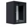 EFB Elektronik 19 gehäuse X-Rack mit Glastür 400-600mm schwarz - Wandgehäuse (WGX-1506TS.G1)
