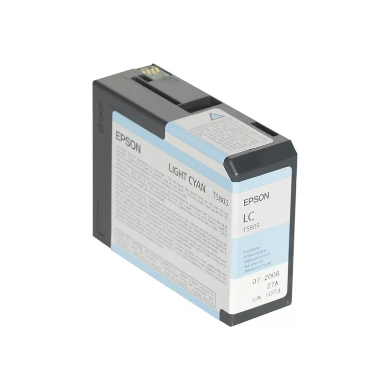 Epson Singlepack Light Cyan T580500, šviesiai mėlyna, pigmentinis rašalas, 80 ml, 1 vnt., vienetinis paketas
