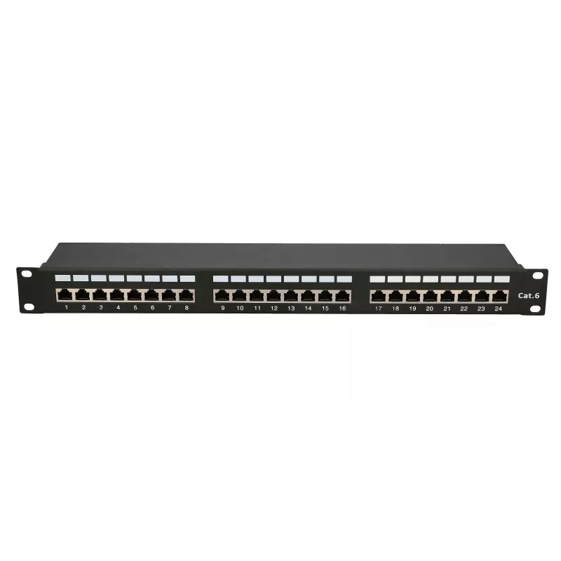 Extralink CAT6 STP V2 | Patchpanel | 24 prievadai