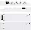 USB ir PWM šakotuvas Lian Li EDGE HUB EG-HUB01W — 4× USB, 6× PWM, baltas
