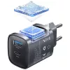 Įkroviklis USAMS CC290 T66 45W GaN USB-A + USB-C