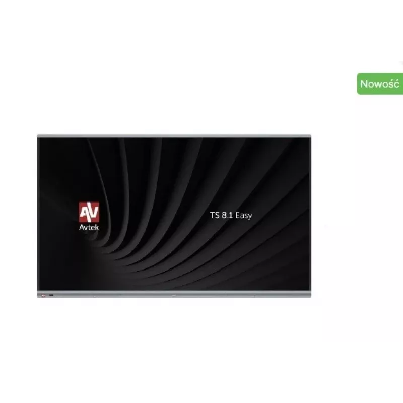 Interaktyvus monitorius AVTEK TS 8.1 EASY 65, 65 colių (165,1 cm) 3840×2160 UHD, infraraudonųjų spindulių 20 taškų lietimas, Wi‑Fi, 400 cd/m²