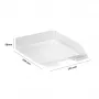 AD Class LAIKŲ PADĖKLAS LETTER TRAY Basic permatomas