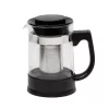 Resto Kitchenware 90512 arbatinukas Vienvietis 950 ml Juodas, Skaidrus