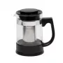Resto Kitchenware 90512 arbatinukas Vienvietis 950 ml Juodas, Skaidrus