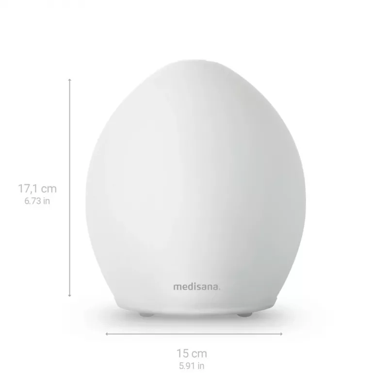 Ultragarsinis aromadifuzorius Medisana AD 635 — 0,1 L talpa, LED spalvų kaita, 12 W, 100–240 V