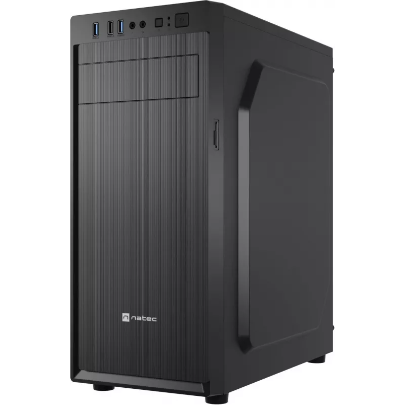 NATEC Aracanta Midi Tower Black – kompiuterio korpusas