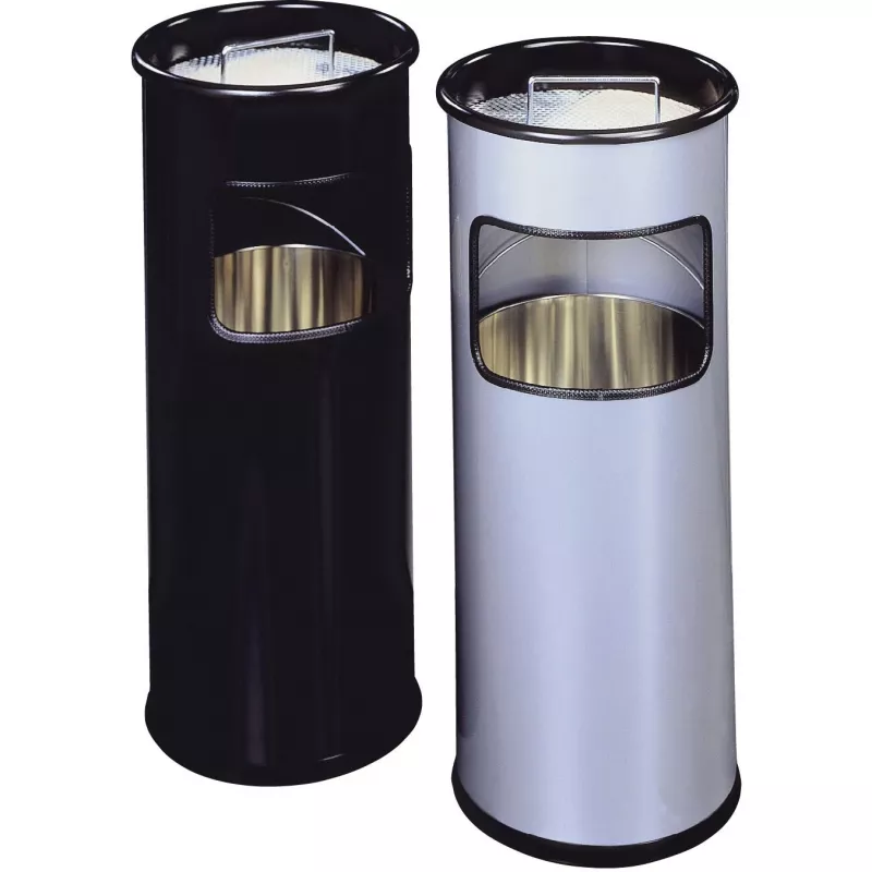 Šiukšliadėžė Durable 333023 17 L apvali metalinė sidabrinė