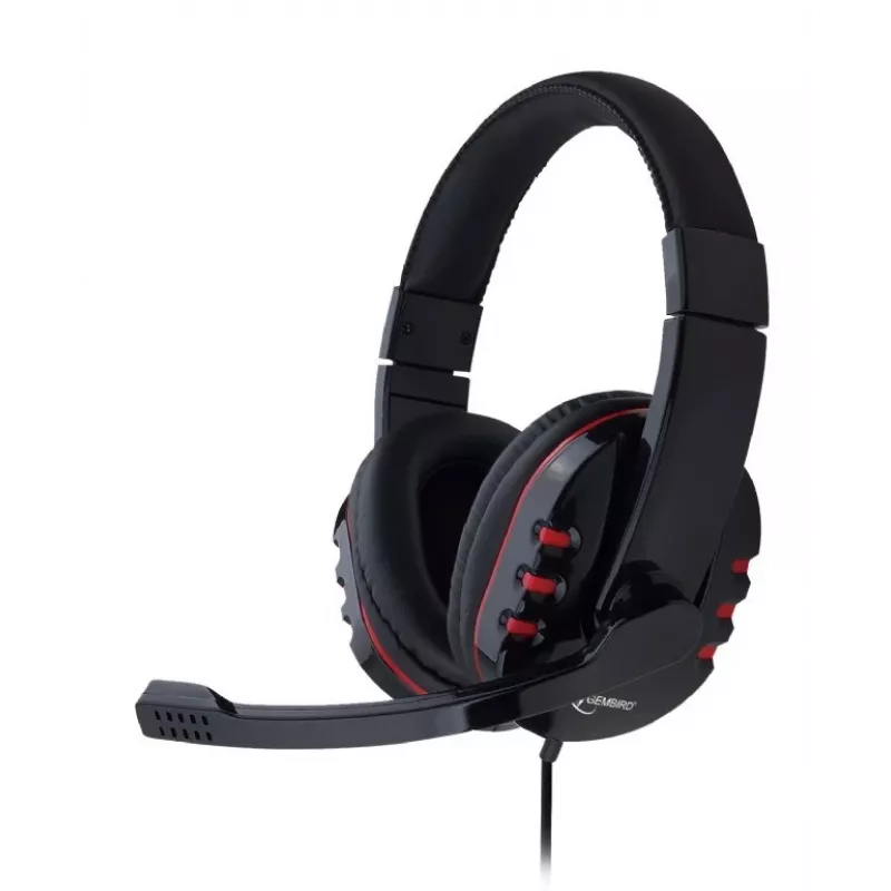 Gembird GHS-402 ausinės / headset Laidinės galvos juosta Žaidimų Juoda