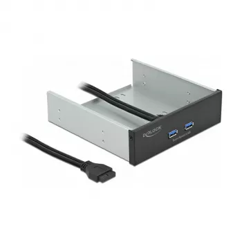 Priekinis skydelis DeLOCK 5.25 colio 2 x USB 5 Gbps Type-A prievadai