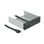 Priekinis skydelis DeLOCK 5.25 colio 2 x USB 5 Gbps Type-A prievadai