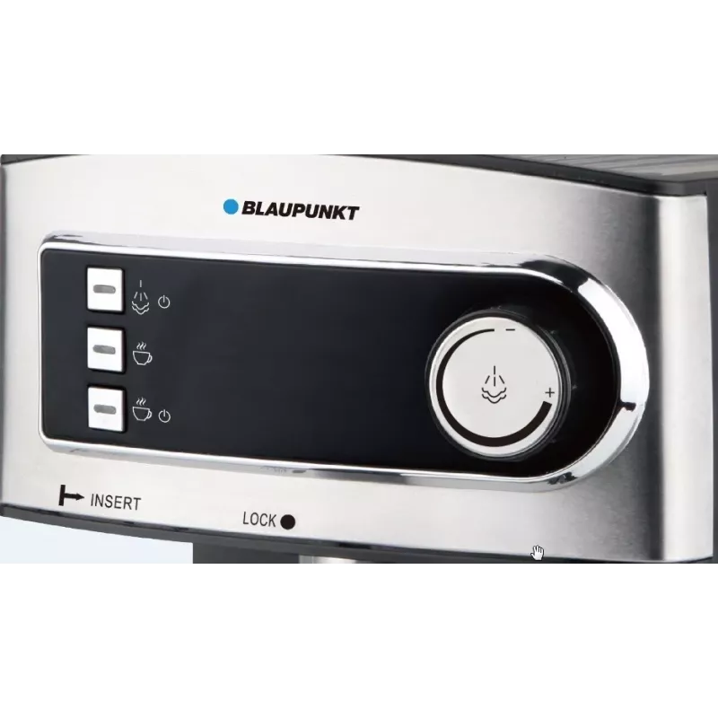 Blaupunkt CMP301 espreso kavos aparatas, 15 bar, 1,6 l, sidabrinė/juoda