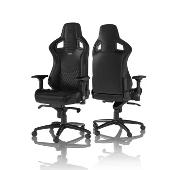 noblechairs EPIC natūrali oda žaidimų kėdė - Juoda