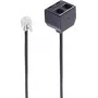 Telefono laidas ShiverPeaks BS71231-4 0,15 m juodas